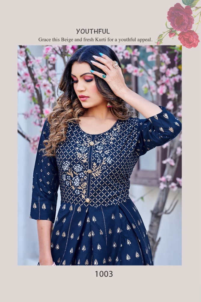 Surveen By Hirwa Anarakali Kurtis Catalog
